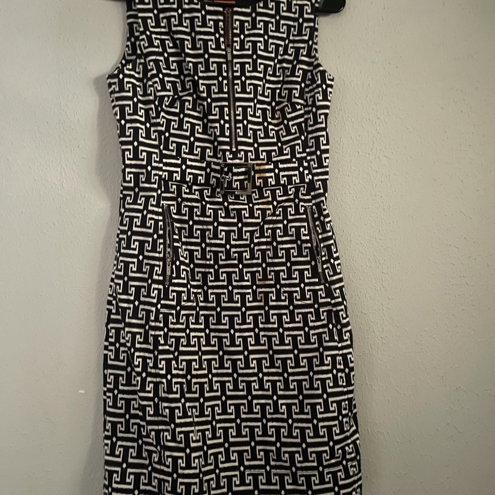 Tory Burch Black and White Geometric